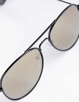 Naočare za avijatičare - jednobojna - crno