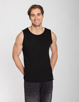 Tílko - Klasický střih Regular Fit - cerná