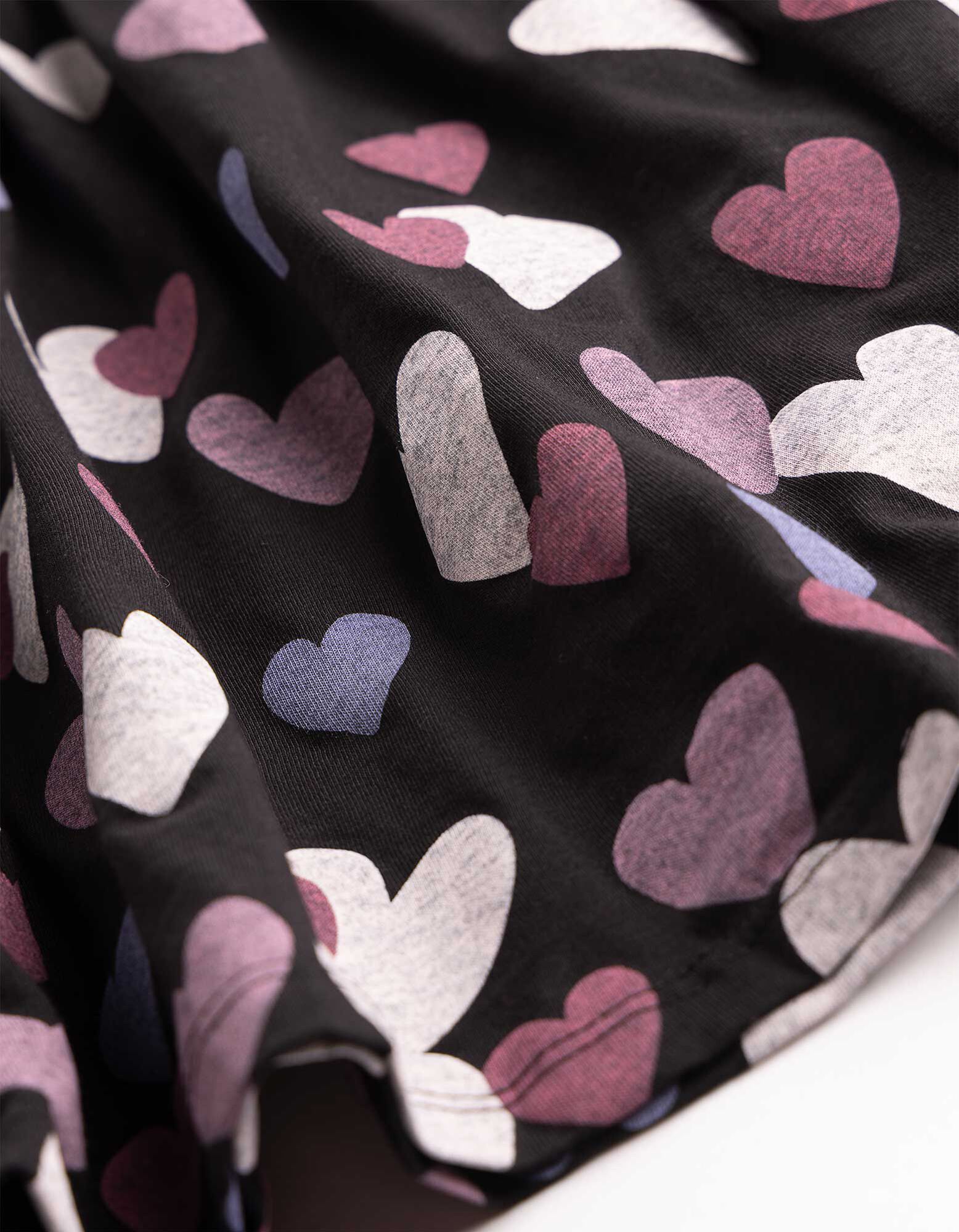 Kleid - Print - Schwarz
