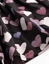 Kleid - Print - Schwarz