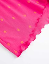 Rövid pizsamaalsó - Fodros szegéssel - pink