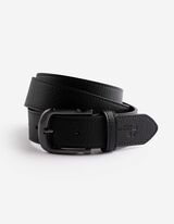 Riem - leer - Zwart