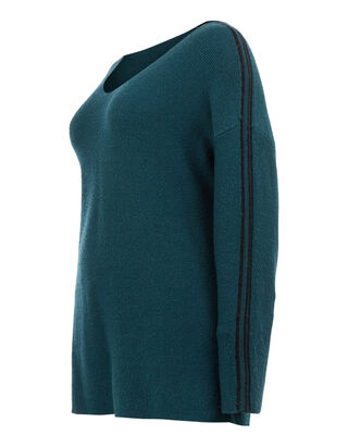 Damen Pullover mit &uuml;berschnittenen Schultern