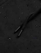 Joggingové kalhoty - Ozdobné kamínky - cerná