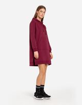 Haljina - sa vezicom - tamno-crvena