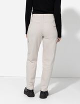 Kelnės su ki&scaron;enėmis - Medvilnės mi&scaron;inys - smelio spalvos