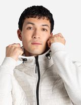 Cipz&aacute;ros meleg&iacute;tőfelső - Bord&aacute;zott - vilagos szurke