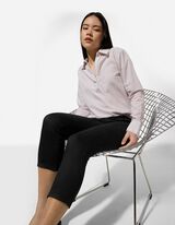 Caprihose - Twill - schwarz