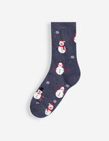 Socken - gemustert - blau