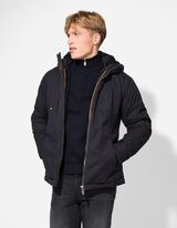 kurtka - material hydrofobowy - czarny