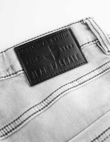 Bermuda  - Vaste pijpomslag - grijs