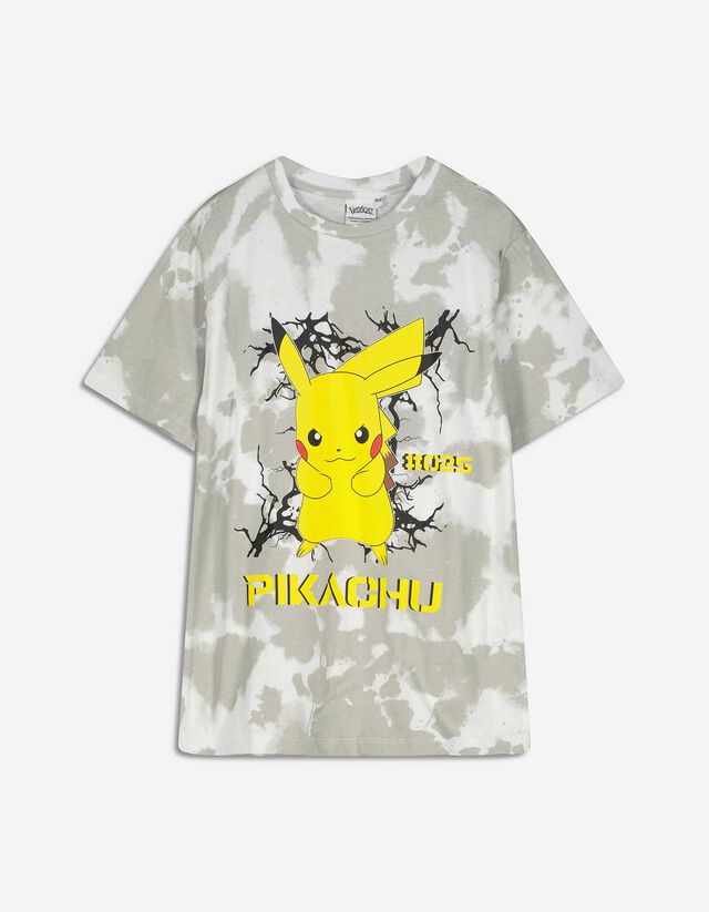 T-shirt - Pikachu - bianco