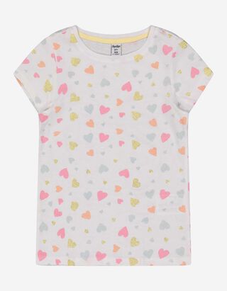 T-shirt - Print all-over - wit