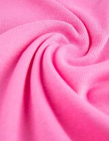 Top - Geribde structuur - pink