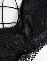 &Scaron;portni modrček - Podložen Nedrček - crna