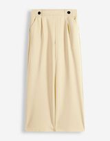 Pantalon - Fermeture &eacute;lastique - Jaune clair