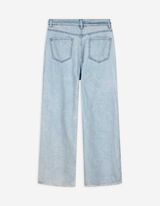Basic Jeans - Bleached-Denim - hellblau
