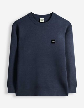 Strickpullover - Loose Fit - Dunkelblau