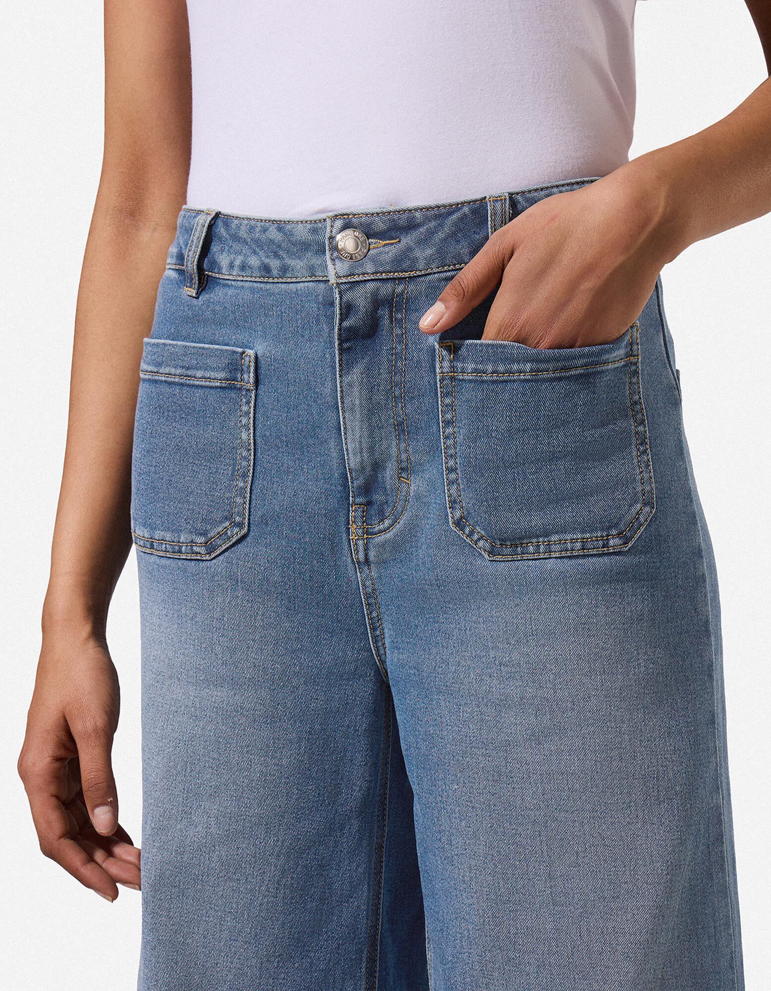 Jean - Coupe Wide Fit - Bleu