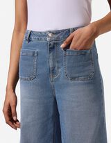 Jean - Coupe Wide Fit - Bleu