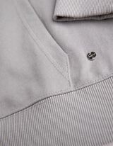 Felpa aperta - Cappuccio con coulisse - grigio