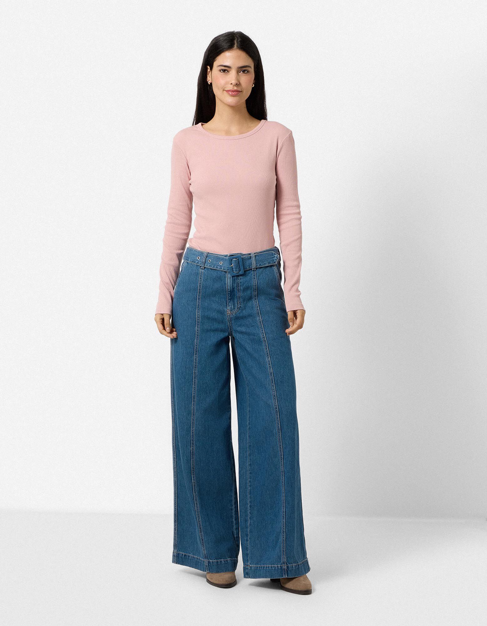 Culotte - Wide Fit - blau