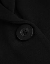 Blézer - V-kivágás - fekete