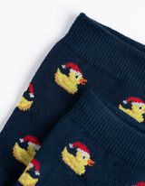 Socken - Christmas - dunkelblau