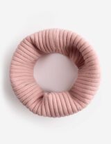 &Eacute;charpe tube - Viscose m&eacute;lang&eacute;e - ros&eacute; tendre 