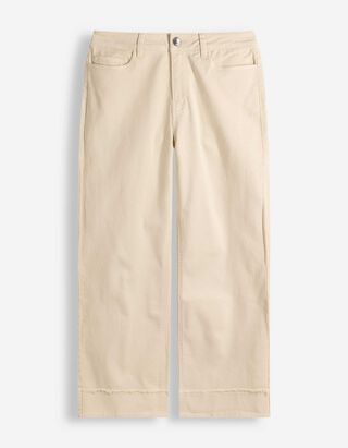 Culotte - High Waist - wei&szlig;