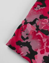 Top sans manches de court - Toucher doux - Rouge foncé