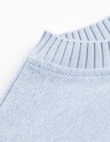 Pullover - Misto cotone - celeste