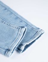 Jeans hlače - Učinki pranja - svetlo modra