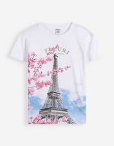 T-shirt - Stampa frontale - bianco