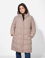 Winterjacke - Steppnähte - grau