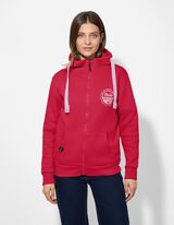 Sweatvest - Print - rood