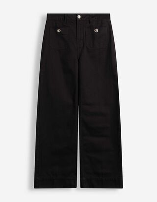 Jeans - Wide Fit - Schwarz