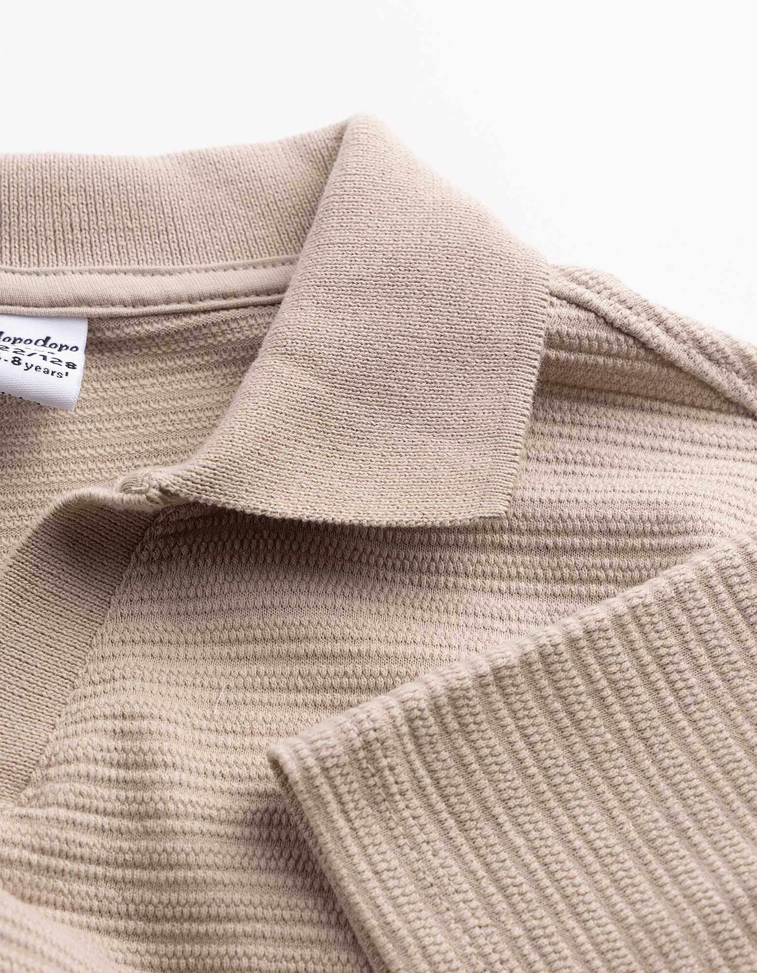 Polo - Col polo - beige