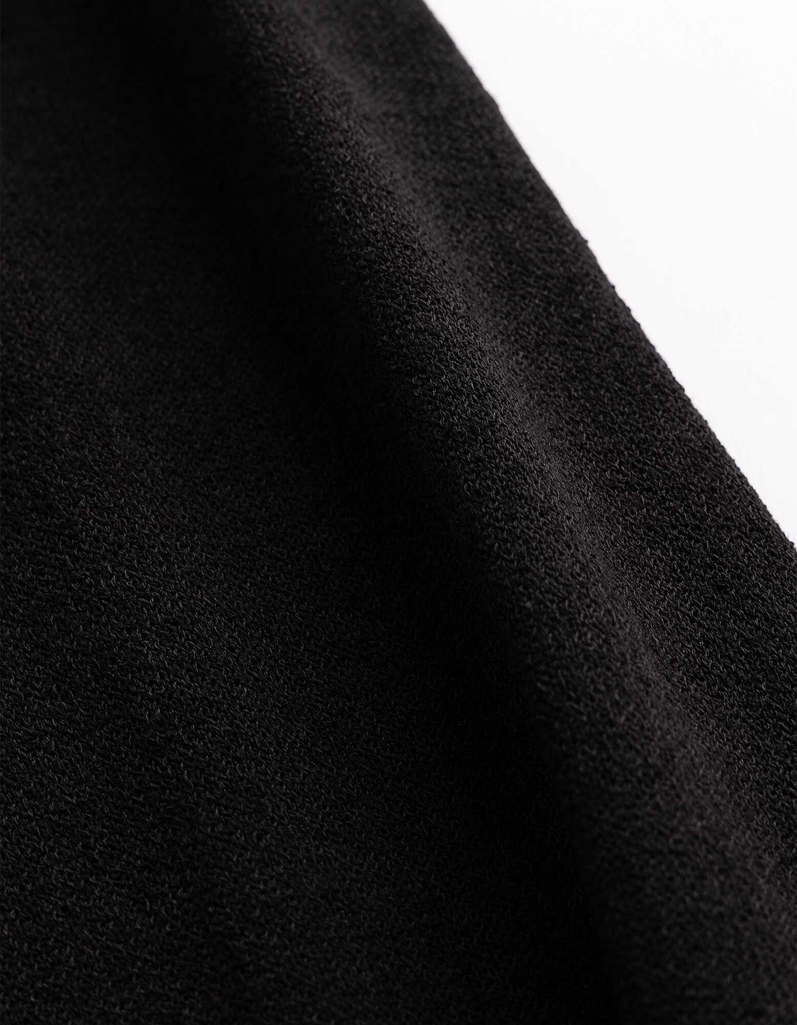 Rok in A-lijn - Viscose - Zwart