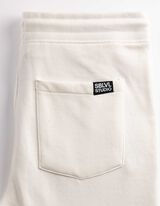 Jogpants - Kontraststreifen - wei&szlig;