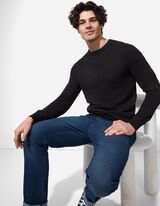 Pullover - Baumwolle - schwarz