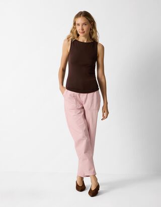 Jeans - Barrel Fit - Rosa