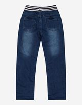 joggersy - efekt termiczny - niebieski