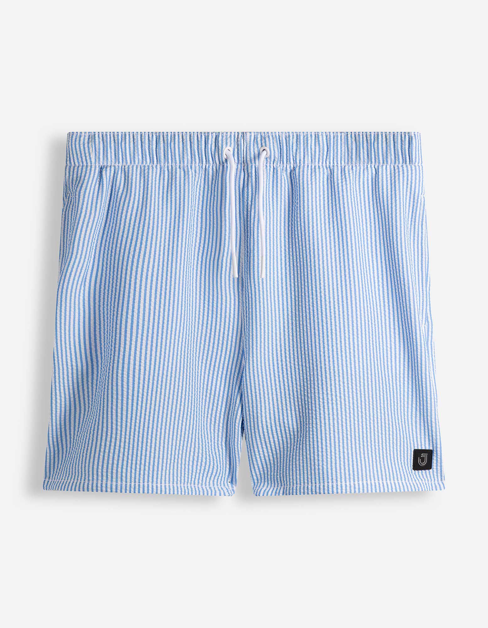 Badehose - Streifen - Hellblau
