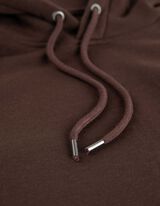 Džemperis - Medvilnės mi&scaron;inys - tamsiai rudas