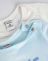 Pikkade varrukatega bodist, pükstest, T-särgist, sipupükstest ja pudipõllest koosnev komplekt - allover-trükk - beezh