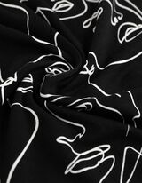 T-shirt - Maniche a tre quarti - nero