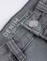 dżinsy - Girlfriend Fit - szary