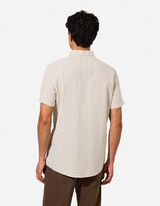 Chemise - Lin m&eacute;lang&eacute; - Gris