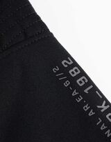 Szabadidőnadrág - Nyomott minta - fekete